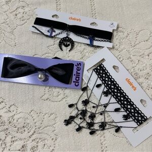 Claire’s Goth / Gothic / Whimsigoth Halloween Necklaces